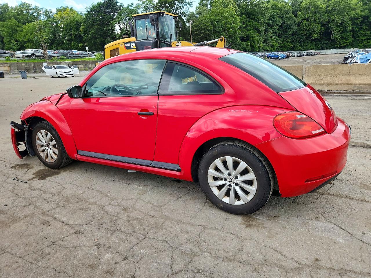 2014 Volkswagen Beetle Red vin: 3VWF17AT9EM656496