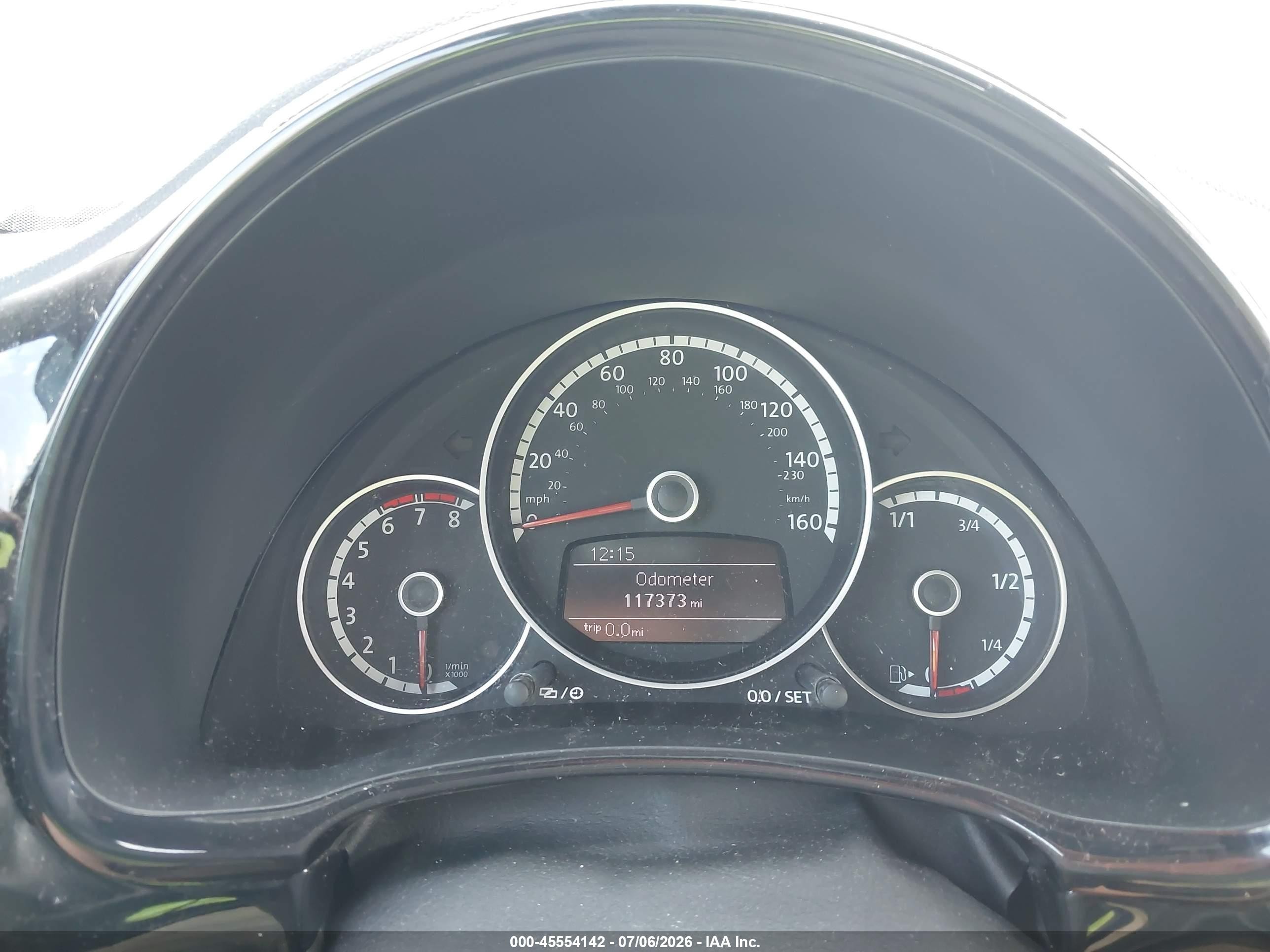 2015 Volkswagen Beetle 1.8t Classic Black vin: 3VWF17AT9FM616534