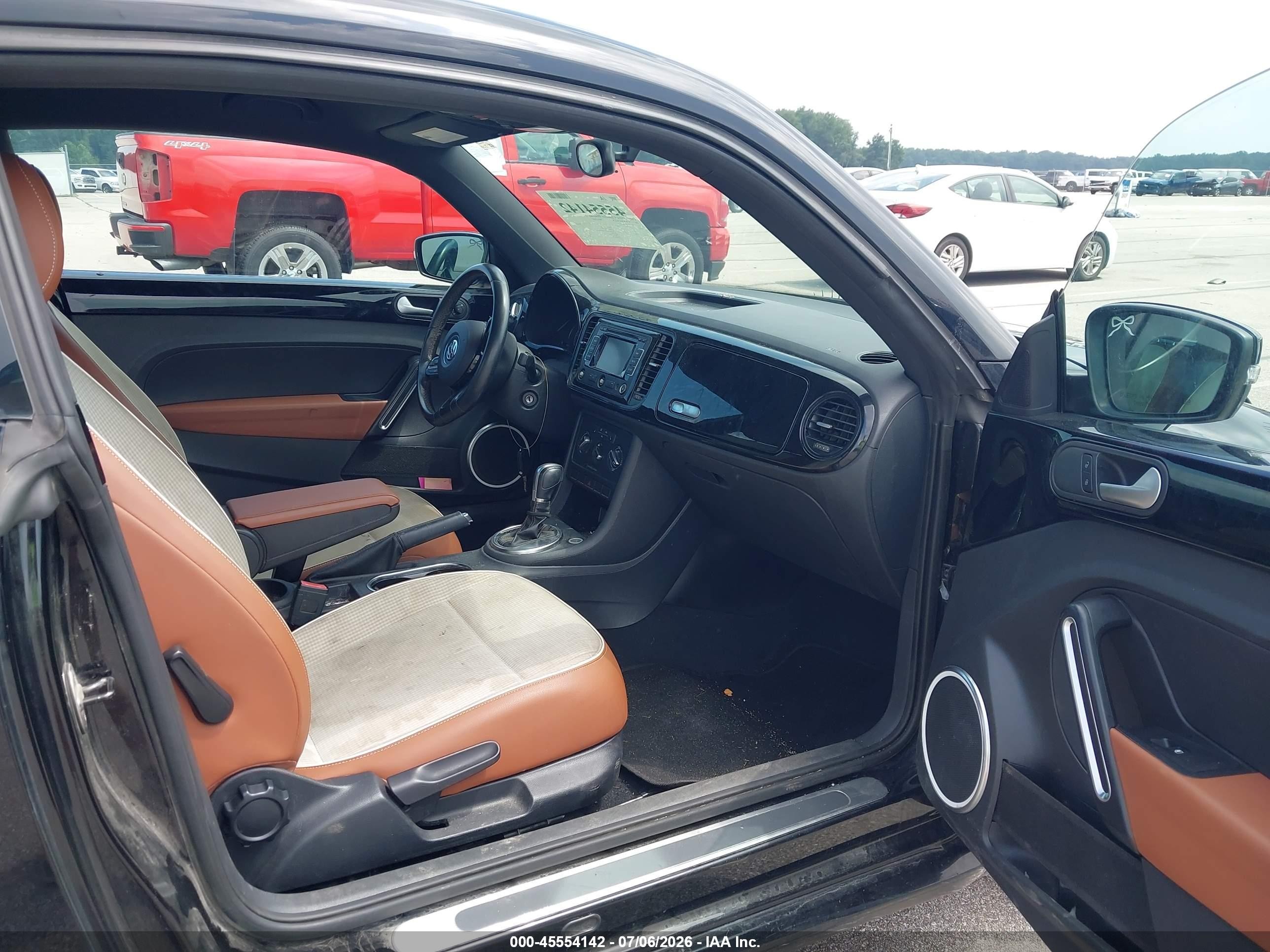 2015 Volkswagen Beetle 1.8t Classic Black vin: 3VWF17AT9FM616534