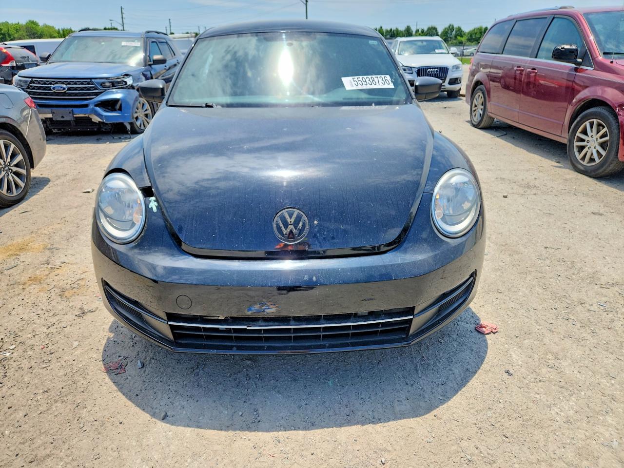 2015 Volkswagen Beetle 1.8t Black vin: 3VWF17AT9FM629526