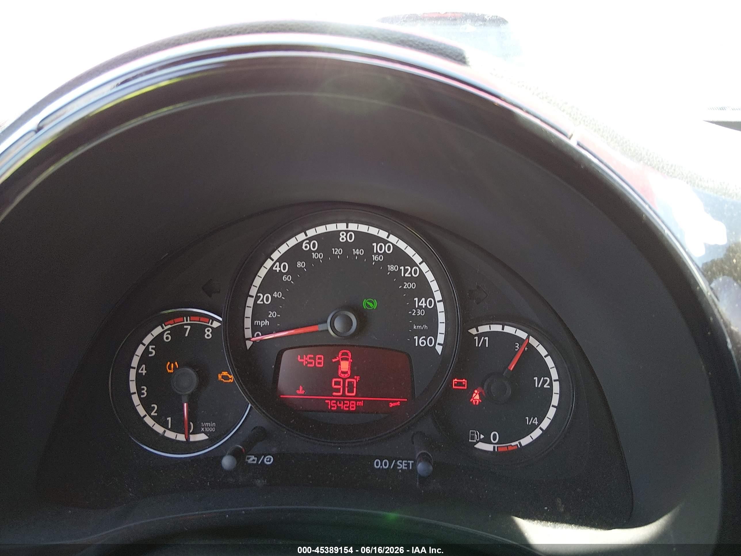 2015 Volkswagen Beetle 1.8t Fleet Edition Red vin: 3VWF17AT9FM631275