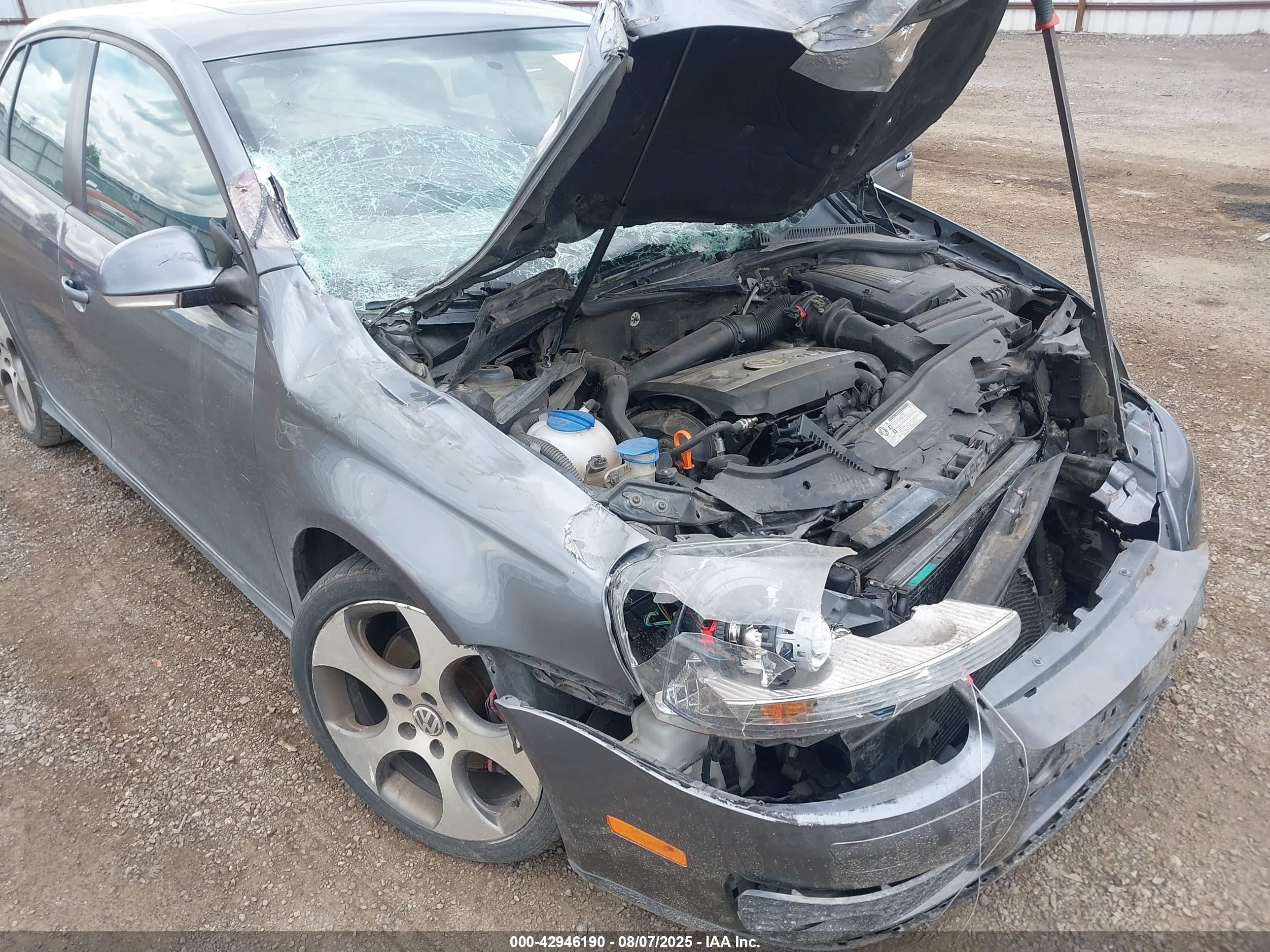 2009 Volkswagen Gli   Gray vin: 3VWFA71K29M131499