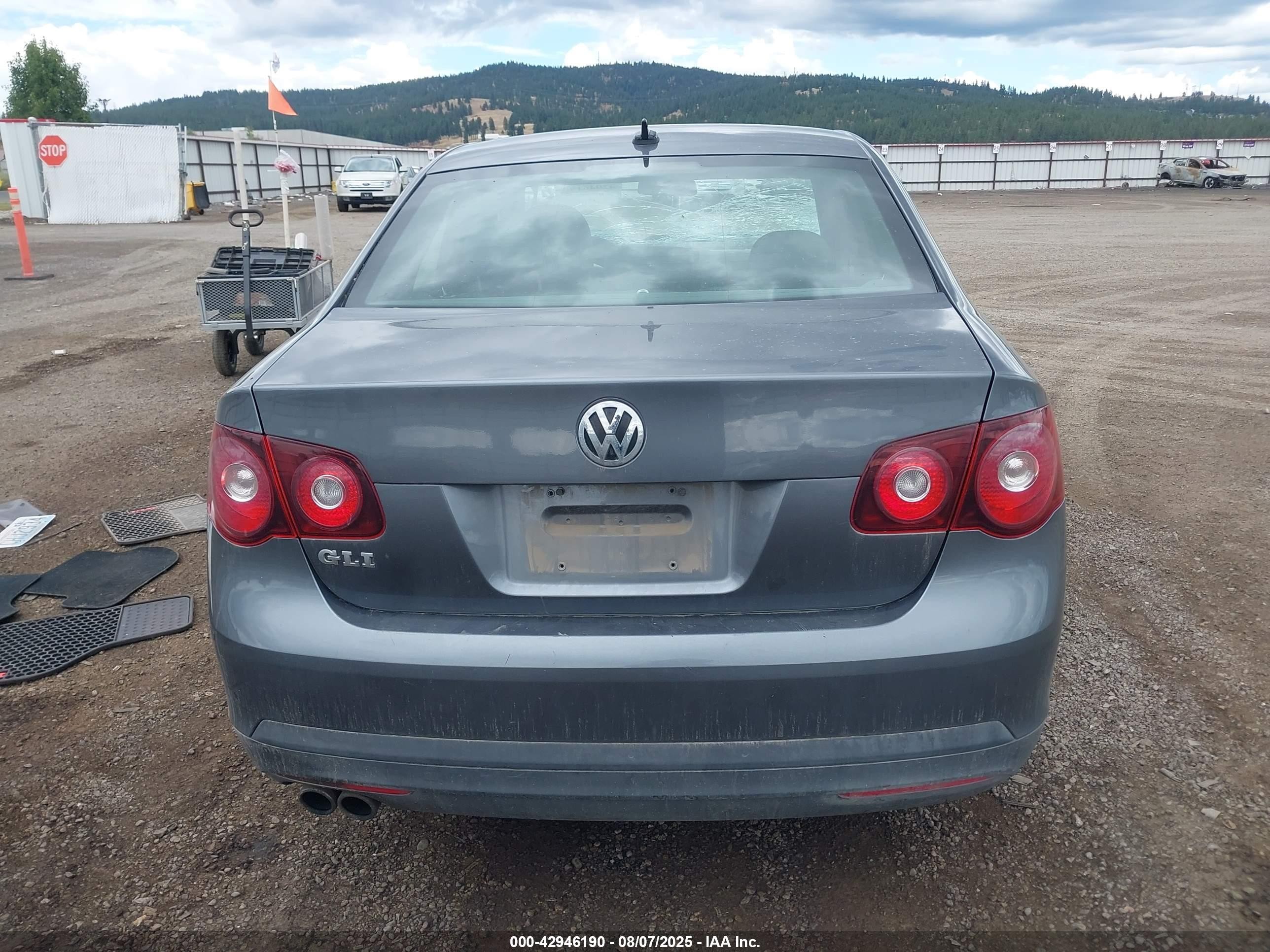 2009 Volkswagen Gli   Gray vin: 3VWFA71K29M131499