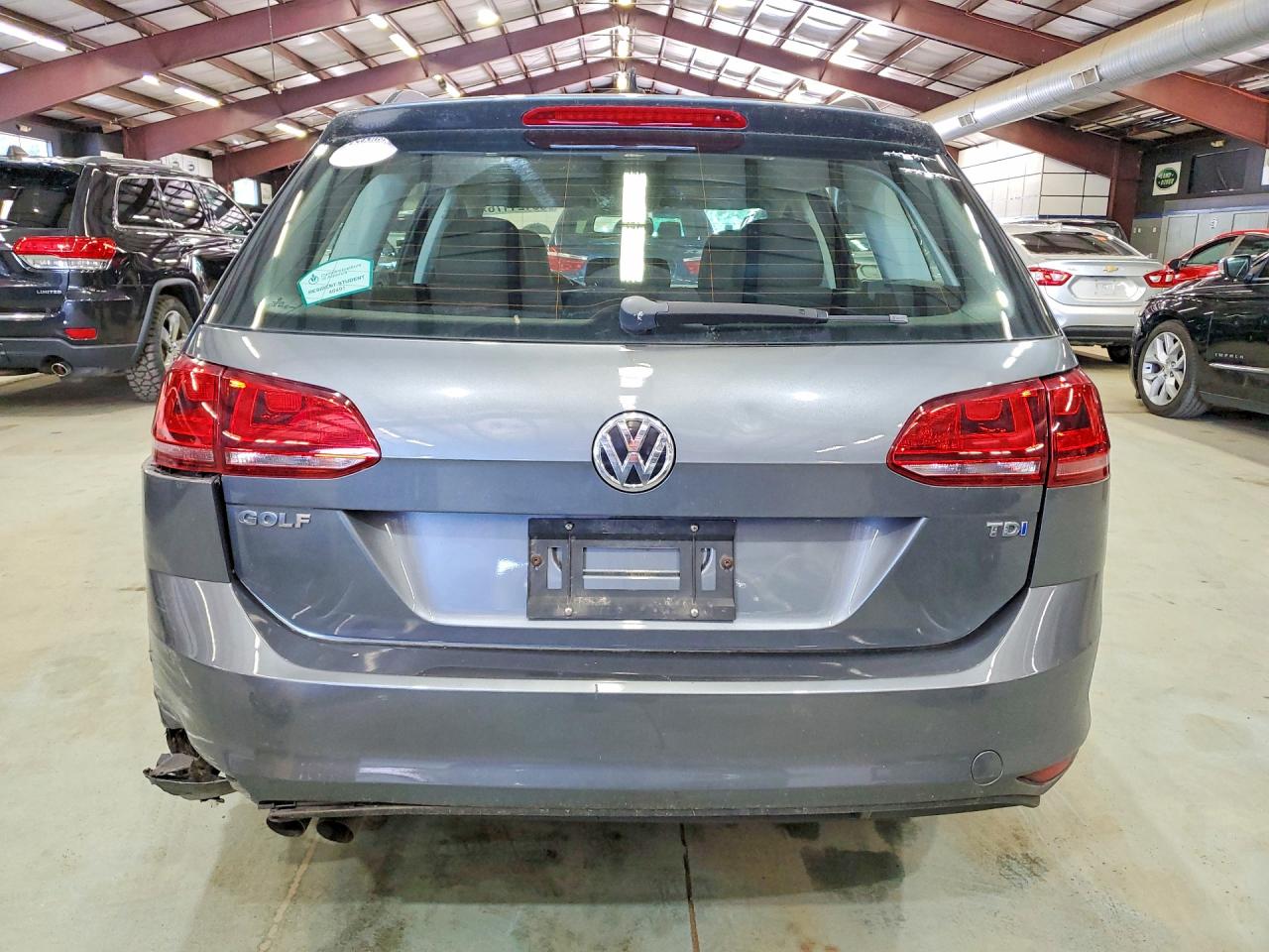 2015 Volkswagen Golf Sportwagen Tdi S Gray vin: 3VWFA7AU0FM513737