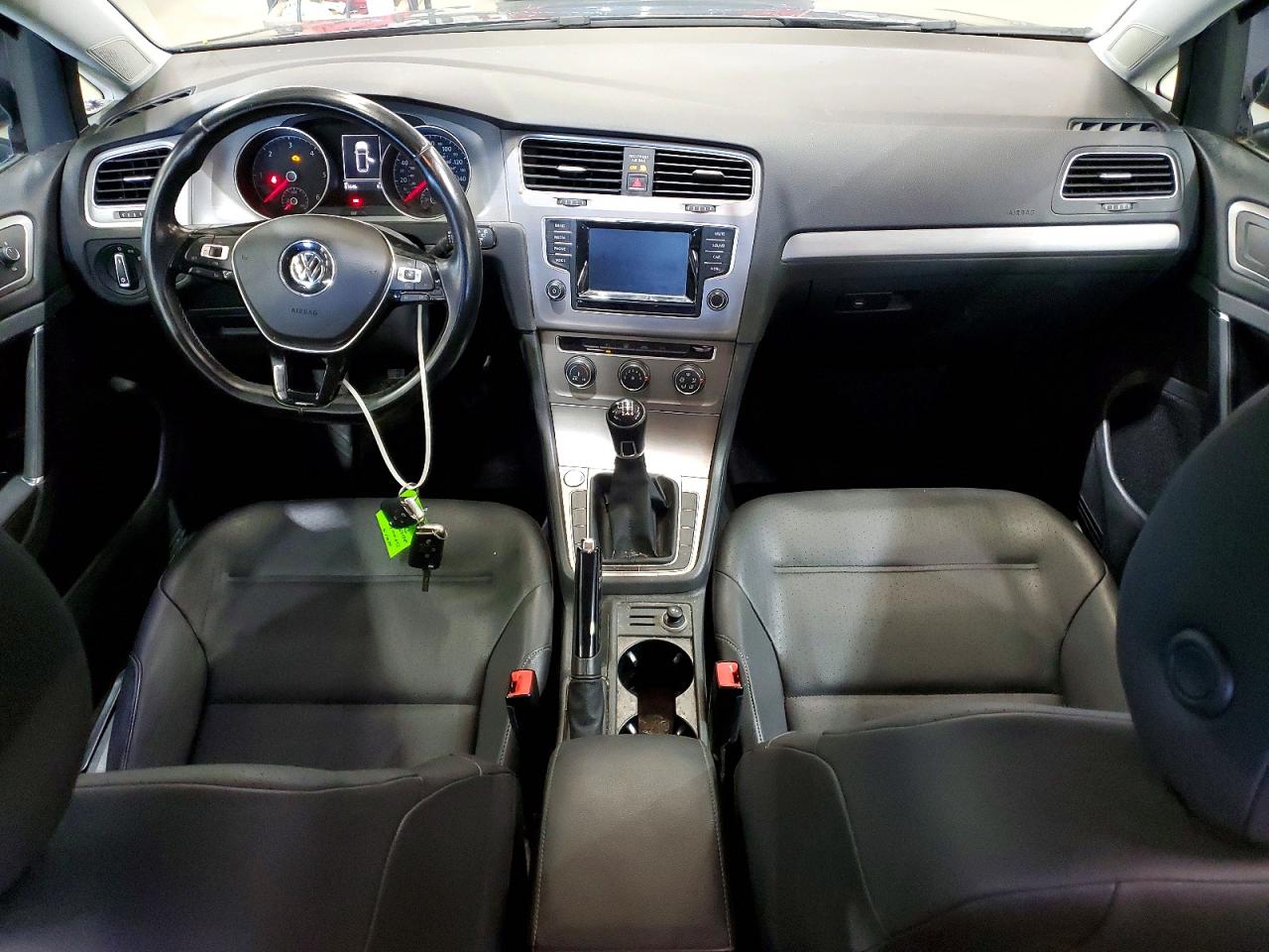 2015 Volkswagen Golf Sportwagen Tdi S Gray vin: 3VWFA7AU0FM513737