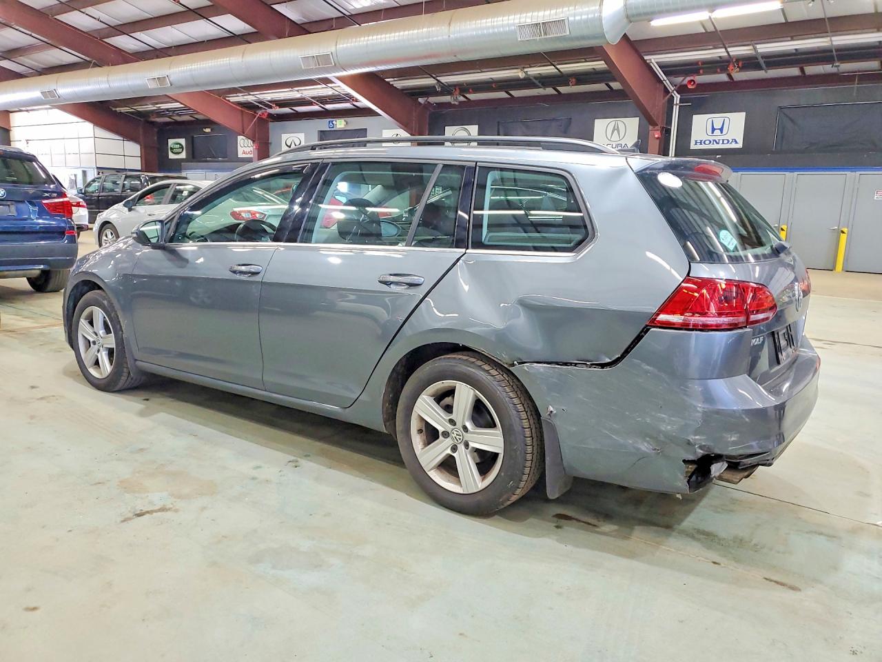 2015 Volkswagen Golf Sportwagen Tdi S Gray vin: 3VWFA7AU0FM513737