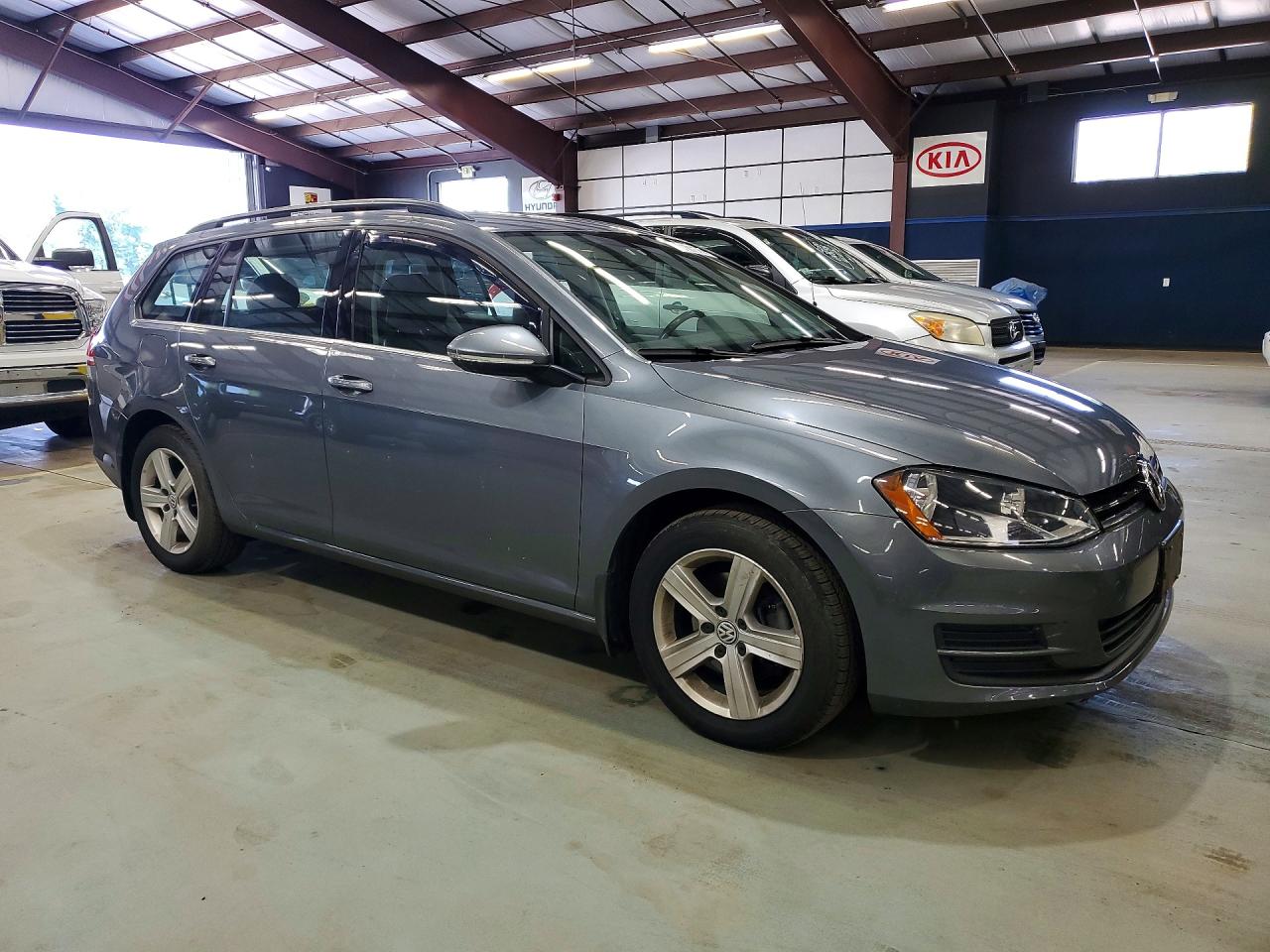 2015 Volkswagen Golf Sportwagen Tdi S Gray vin: 3VWFA7AU0FM513737