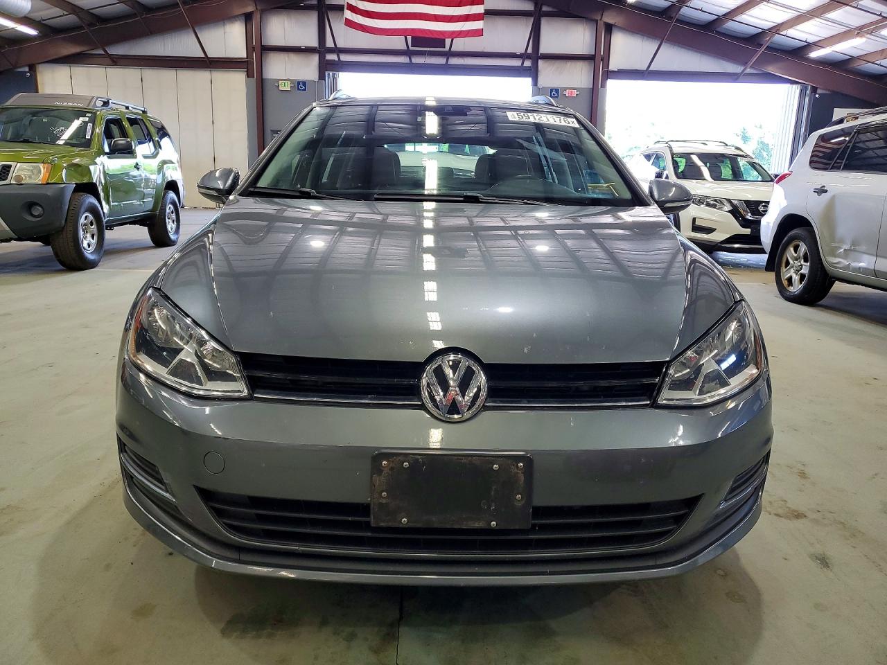 2015 Volkswagen Golf Sportwagen Tdi S Gray vin: 3VWFA7AU0FM513737