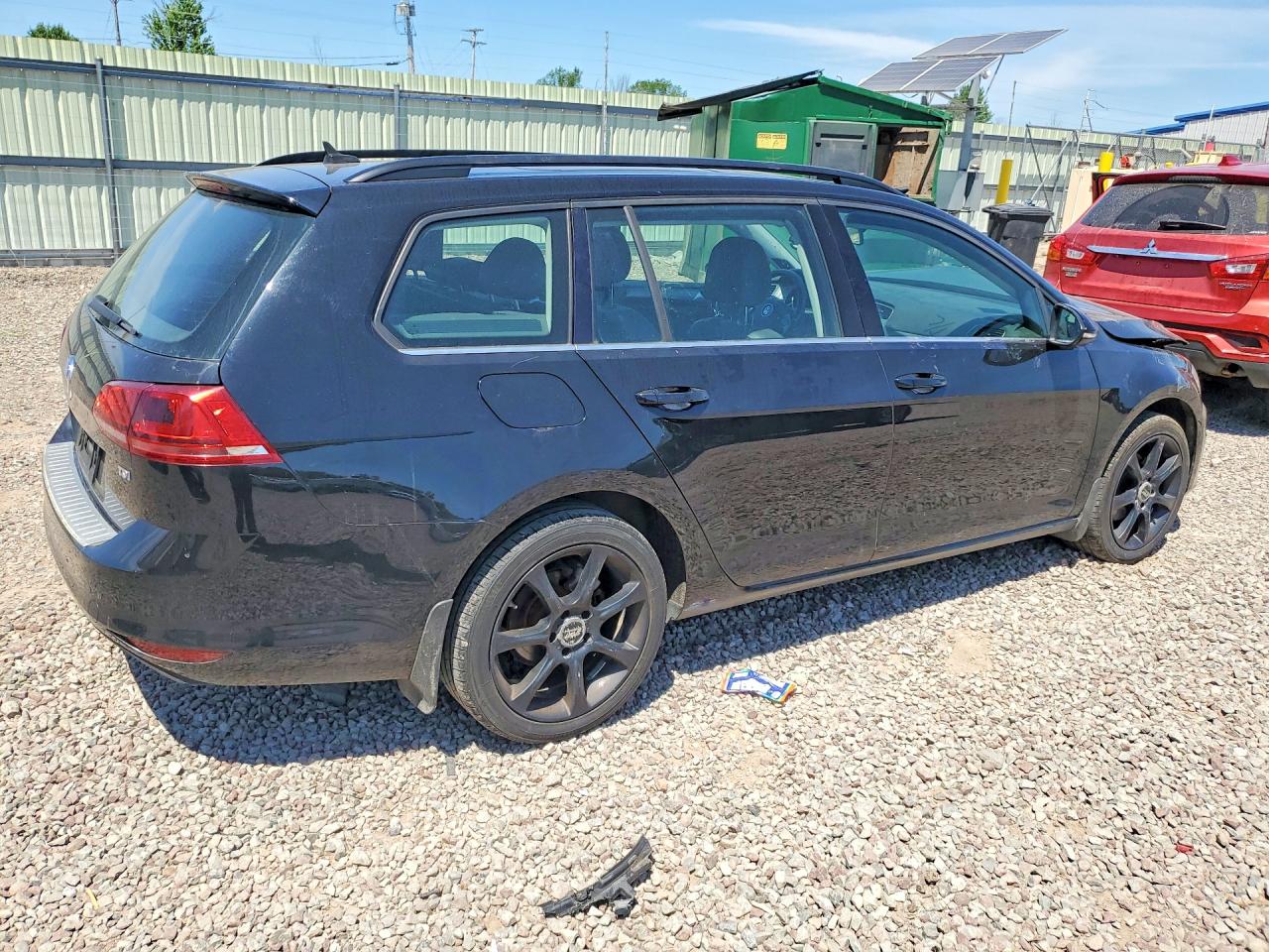 2015 Volkswagen Golf Sportwagen Tdi S Black vin: 3VWFA7AU1FM508790