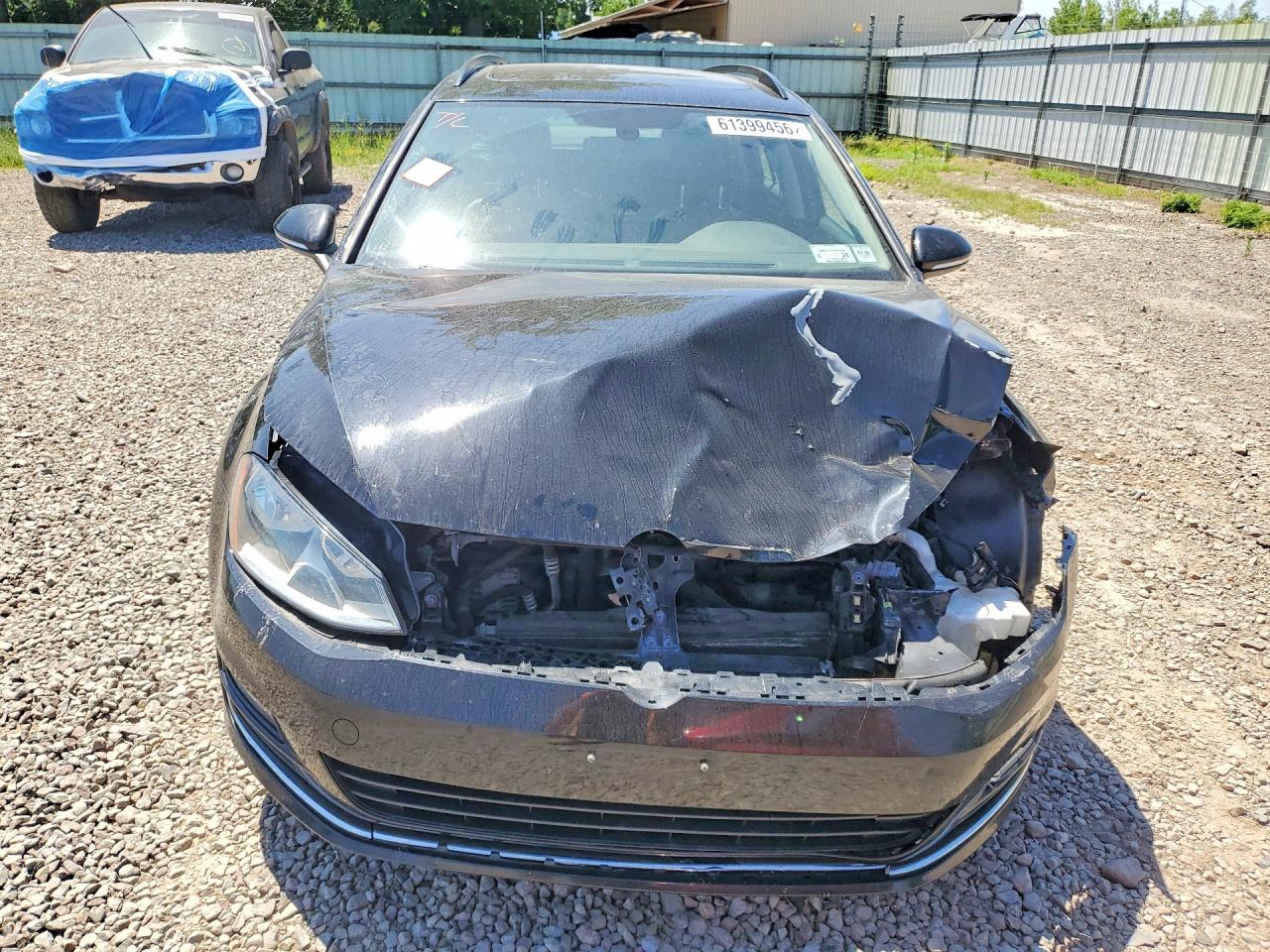 2015 Volkswagen Golf Sportwagen Tdi S Black vin: 3VWFA7AU1FM508790