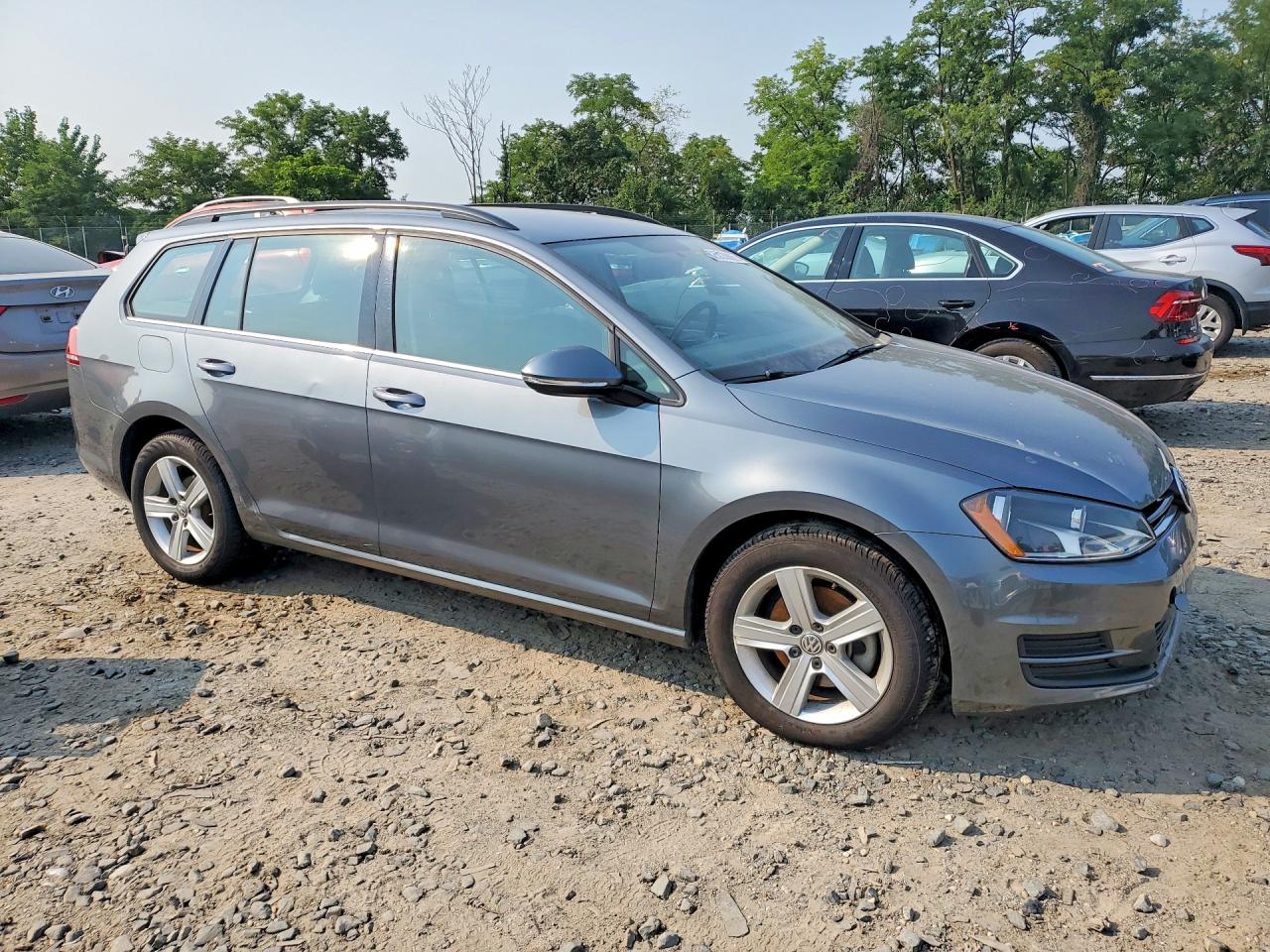 2015 Volkswagen Golf Sportwagen Tdi S Gray vin: 3VWFA7AUXFM519934