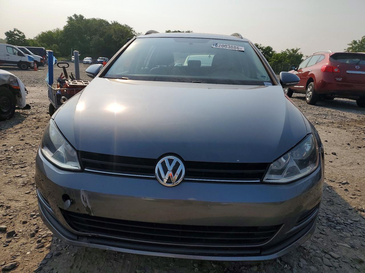 2015 Volkswagen Golf Sportwagen Tdi S Gray vin: 3VWFA7AUXFM519934