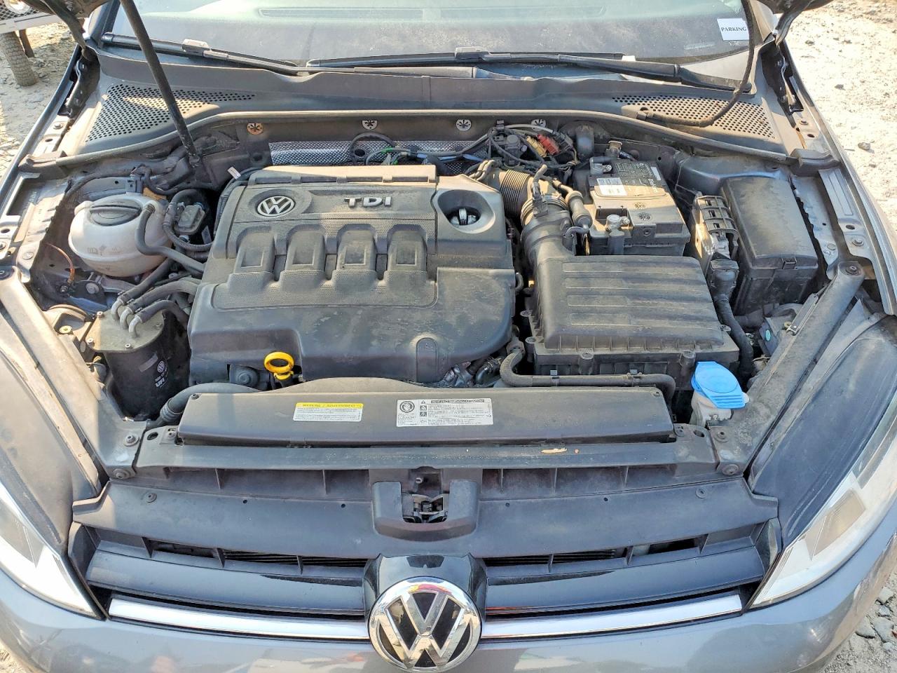 2015 Volkswagen Golf Sportwagen Tdi S Gray vin: 3VWFA7AUXFM519934
