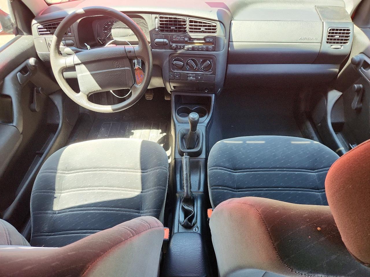 1996 Volkswagen Golf Gl Red vin: 3VWFA81H1TM044453