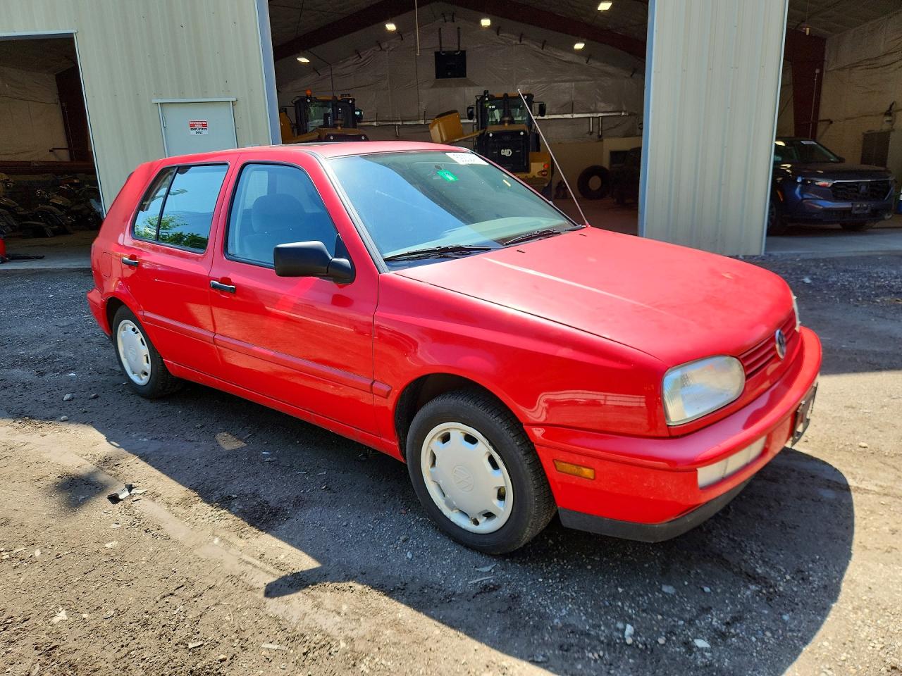 1996 Volkswagen Golf Gl Red vin: 3VWFA81H1TM044453