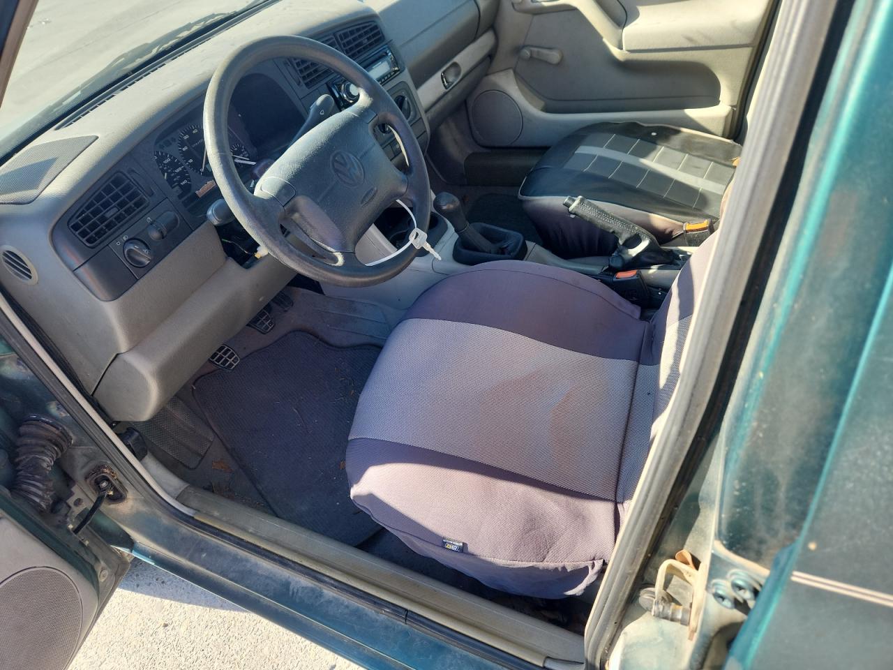 1997 Volkswagen Golf Gl Green vin: 3VWFA81H1VM040504