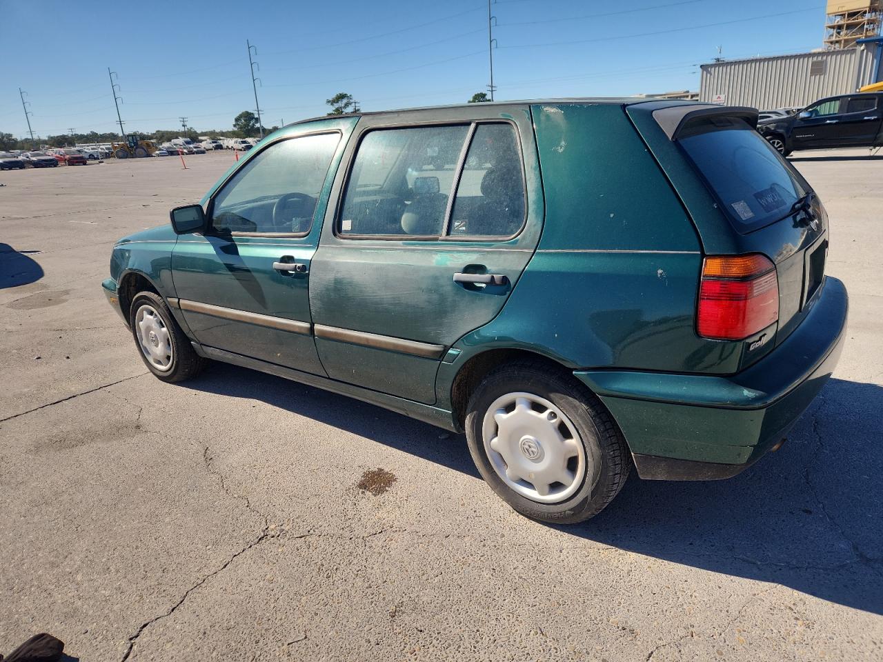 1997 Volkswagen Golf Gl Green vin: 3VWFA81H1VM040504