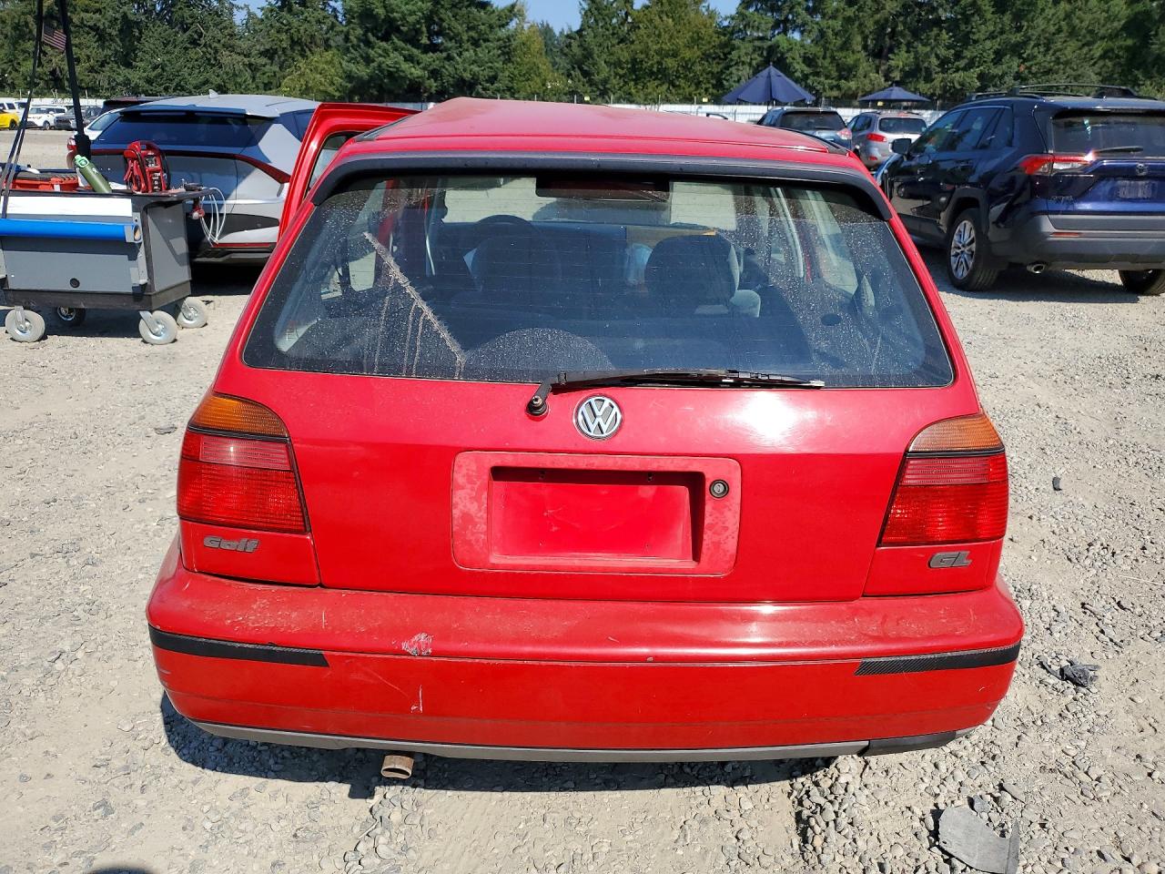 1998 Volkswagen Golf Gl Красный vin: 3VWFA81H6WM219087