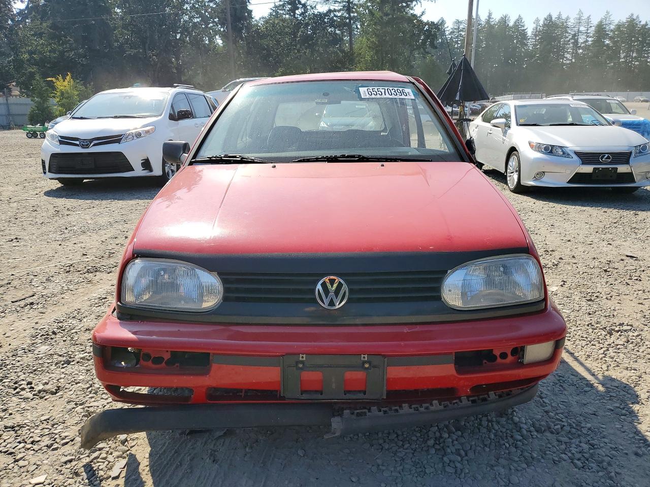 1998 Volkswagen Golf Gl Красный vin: 3VWFA81H6WM219087