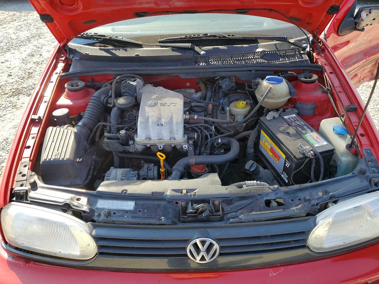 1998 Volkswagen Golf Gl Красный vin: 3VWFA81H6WM219087