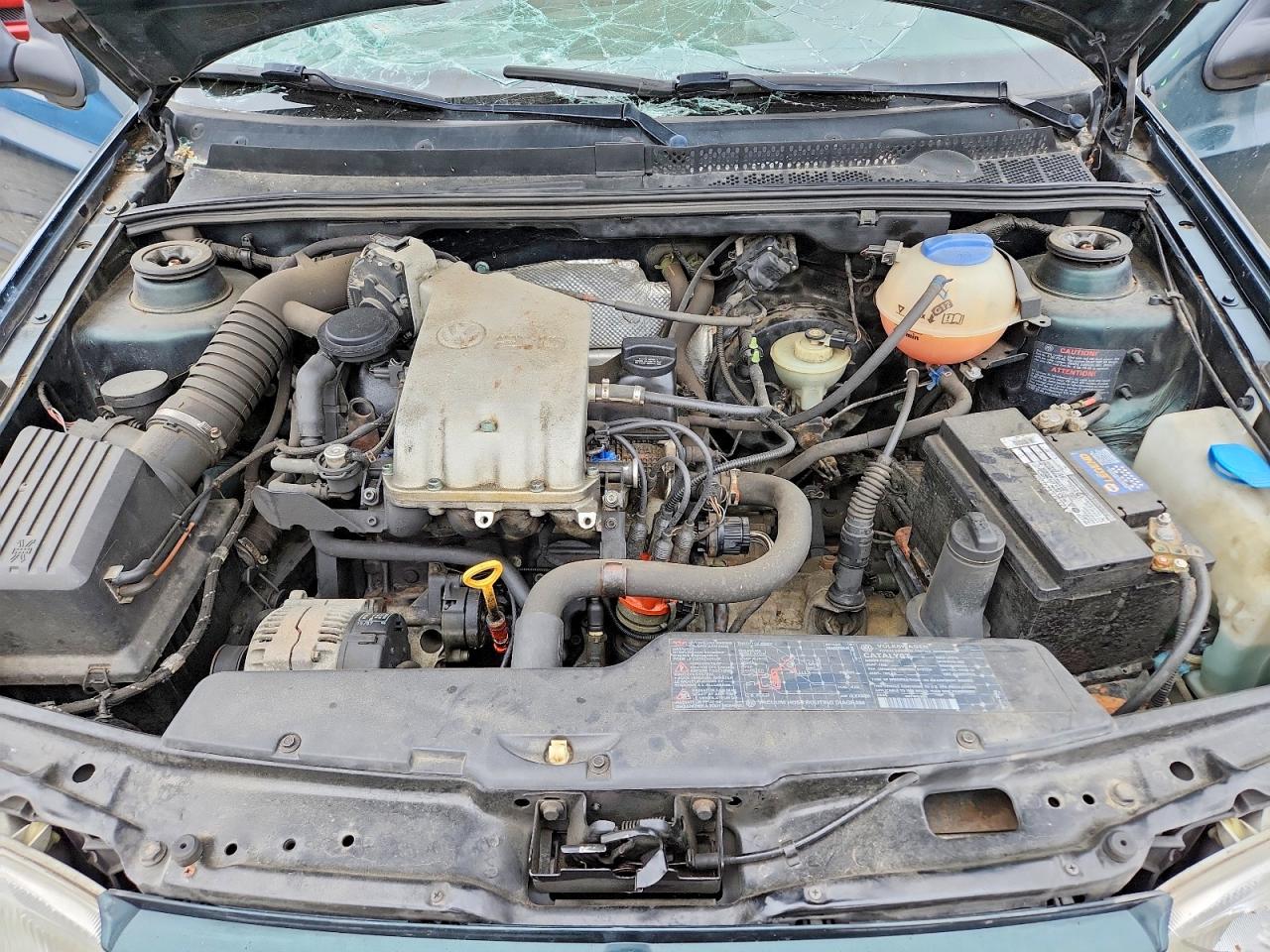 1998 Volkswagen Golf Gl Green vin: 3VWFA81H7WM106085