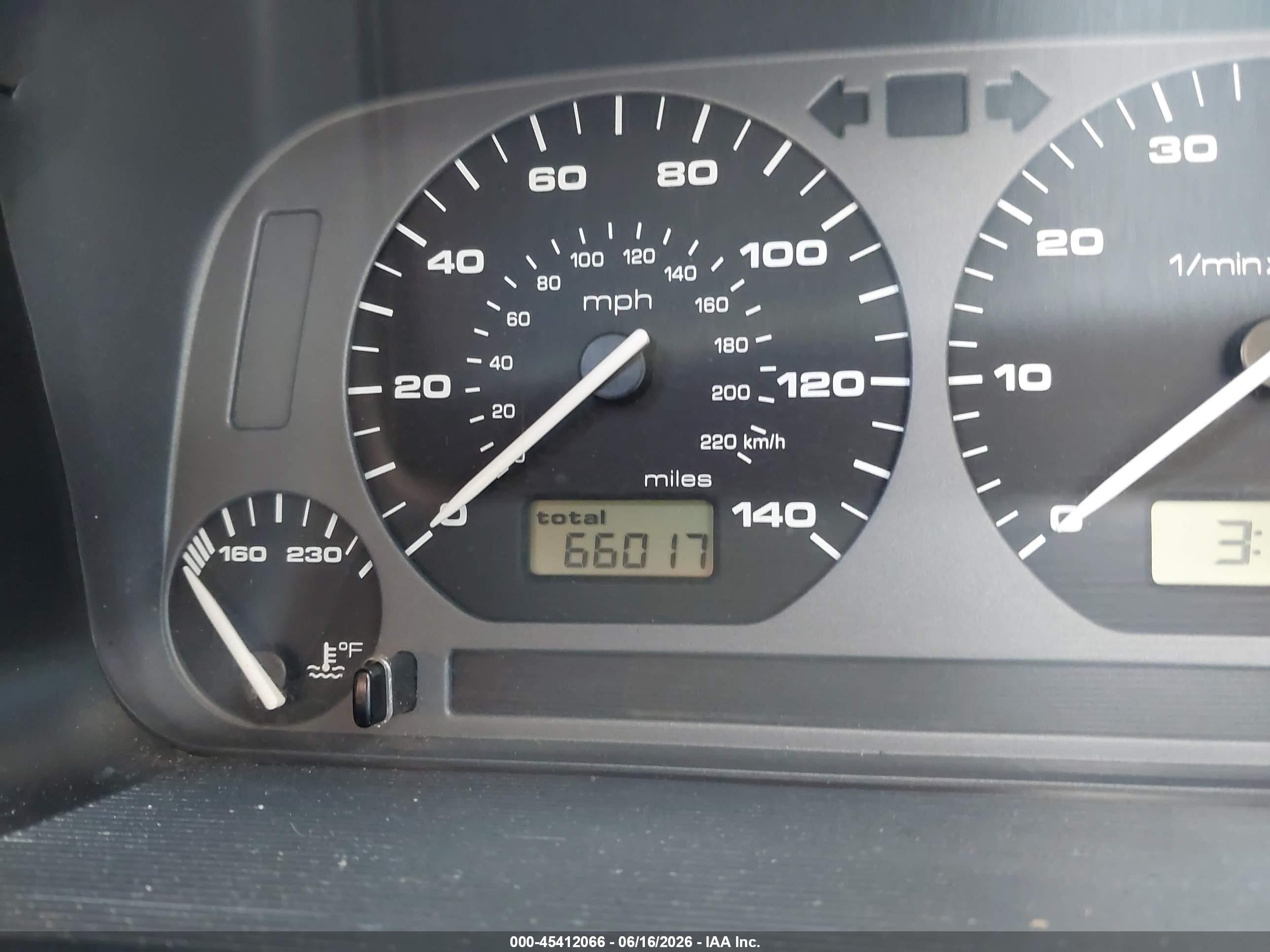 1997 Volkswagen Golf Gl Blue vin: 3VWFA81H9VM014376