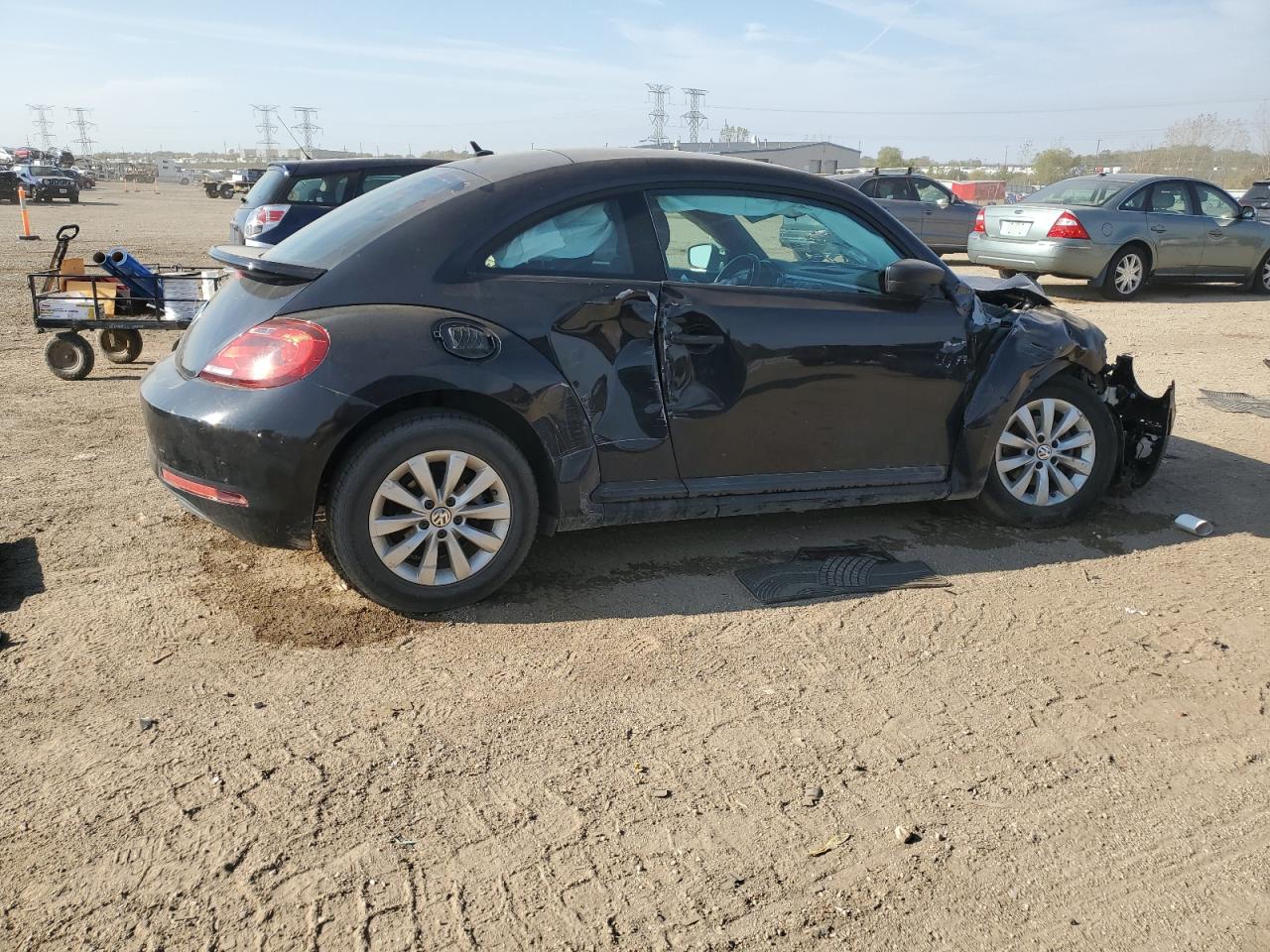 2018 Volkswagen Beetle S Black vin: 3VWFD7AT9JM709506