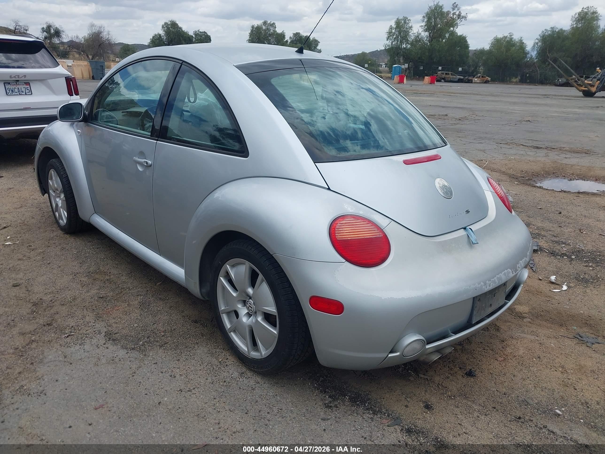 2003 Volkswagen New Beetle Turbo S Silver vin: 3VWFE21C83M430132