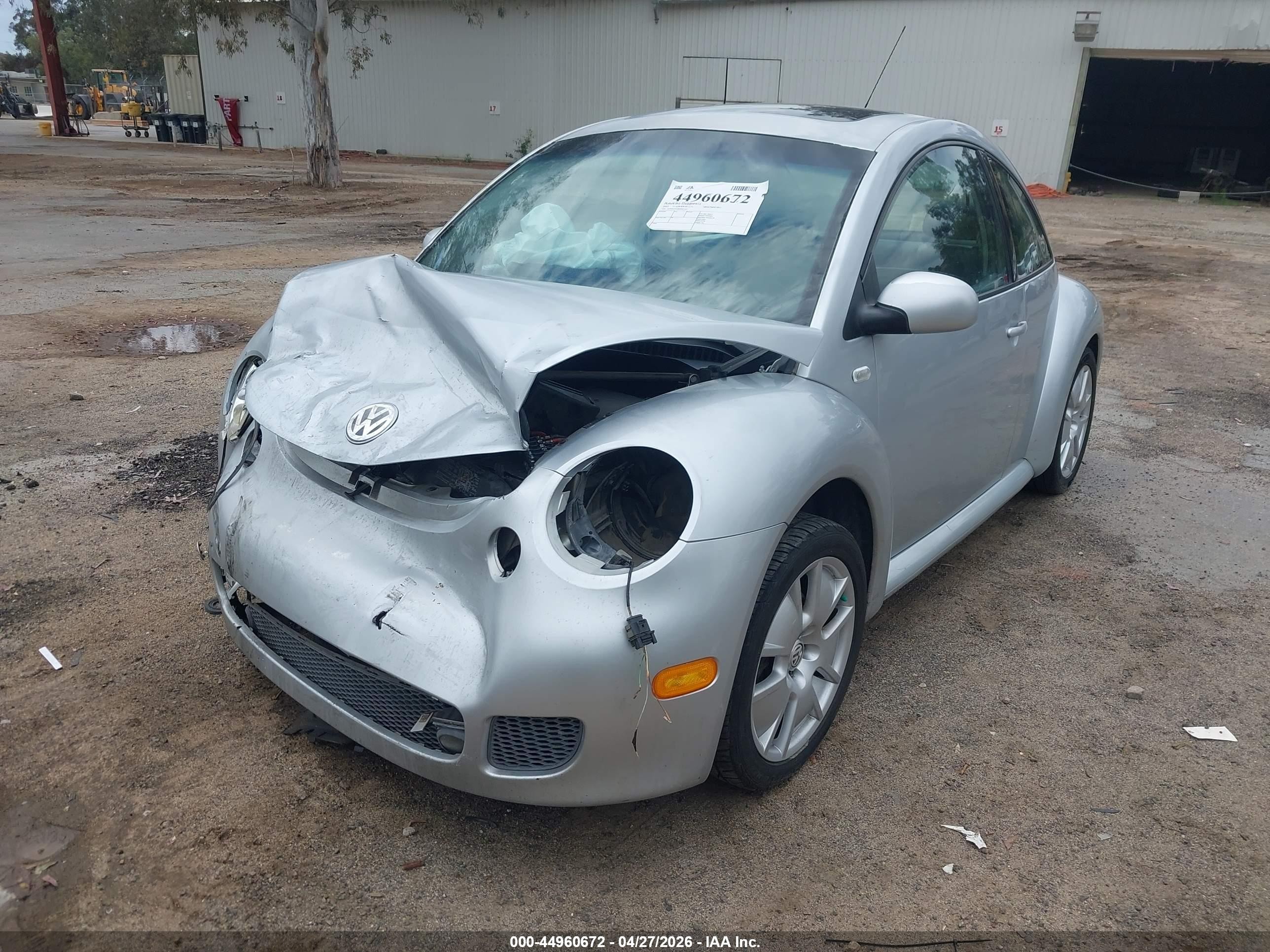 2003 Volkswagen New Beetle Turbo S Silver vin: 3VWFE21C83M430132