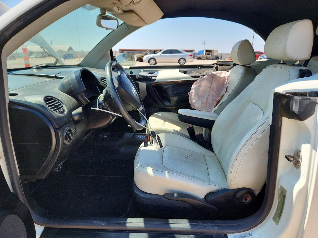 2007 Volkswagen New Beetle Triple White White vin: 3VWFF31Y07M416777
