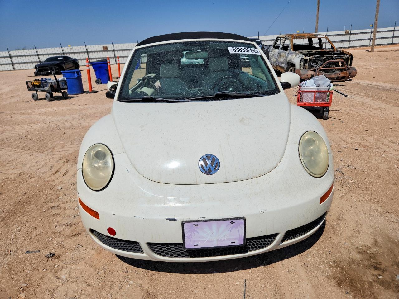 2007 Volkswagen New Beetle Triple White White vin: 3VWFF31Y07M416777