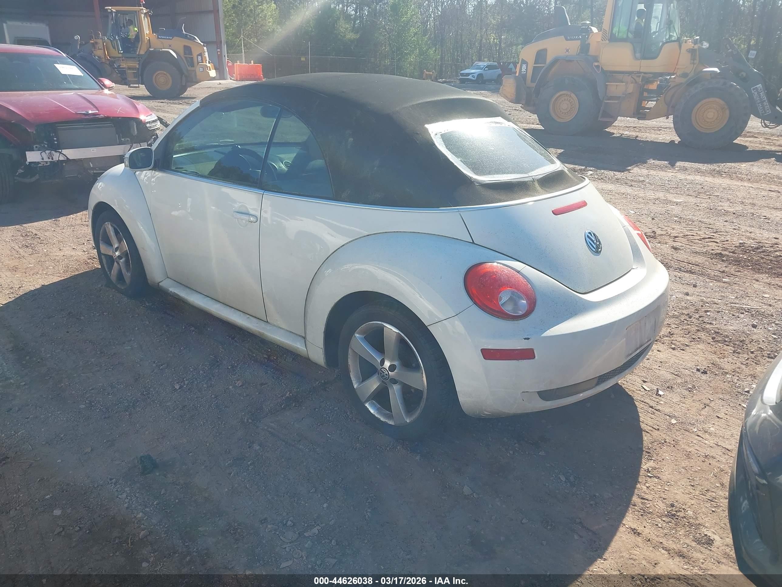 2007 Volkswagen New Beetle Triple White White vin: 3VWFF31Y17M412169