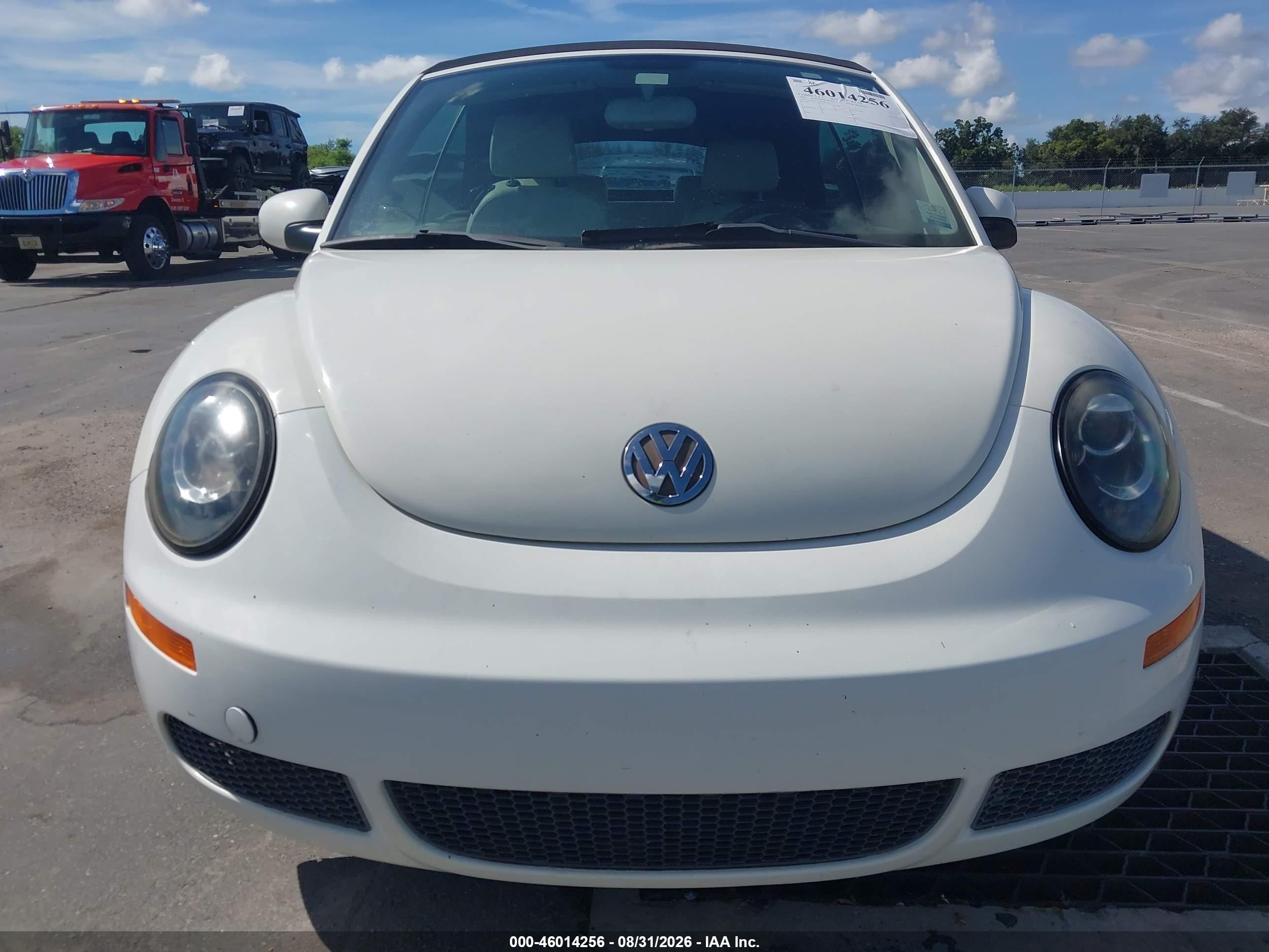 2007 Volkswagen New Beetle Triple White White vin: 3VWFF31Y87M421872