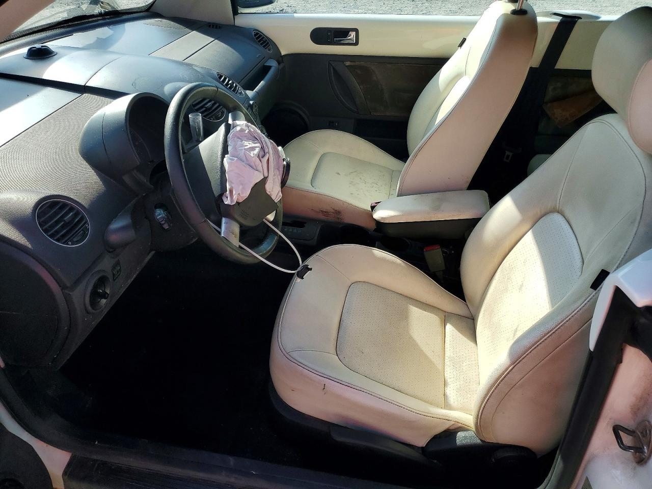 2007 Volkswagen New Beetle Triple White Белый vin: 3VWFF31YX7M419511