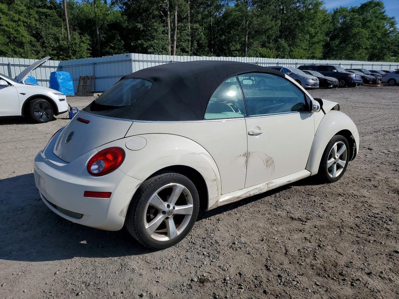2007 Volkswagen New Beetle Triple White Белый vin: 3VWFF31YX7M419511
