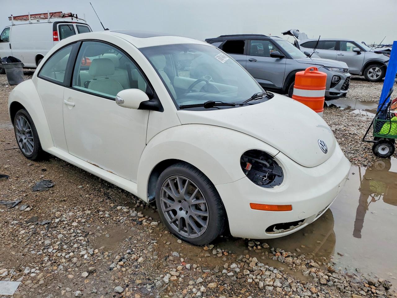 2008 Volkswagen New Beetle Triple White Белый vin: 3VWFG31C98M510692