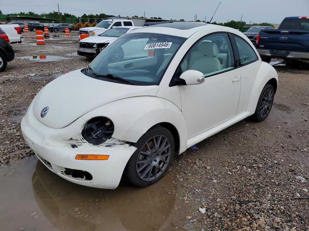 2008 Volkswagen New Beetle Triple White Белый vin: 3VWFG31C98M510692