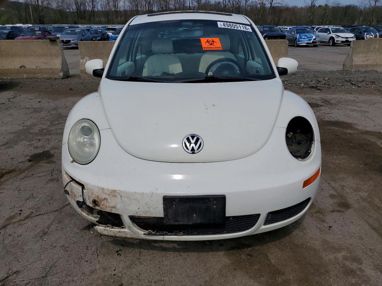 2008 Volkswagen New Beetle Triple White White vin: 3VWFG31CX8M510779