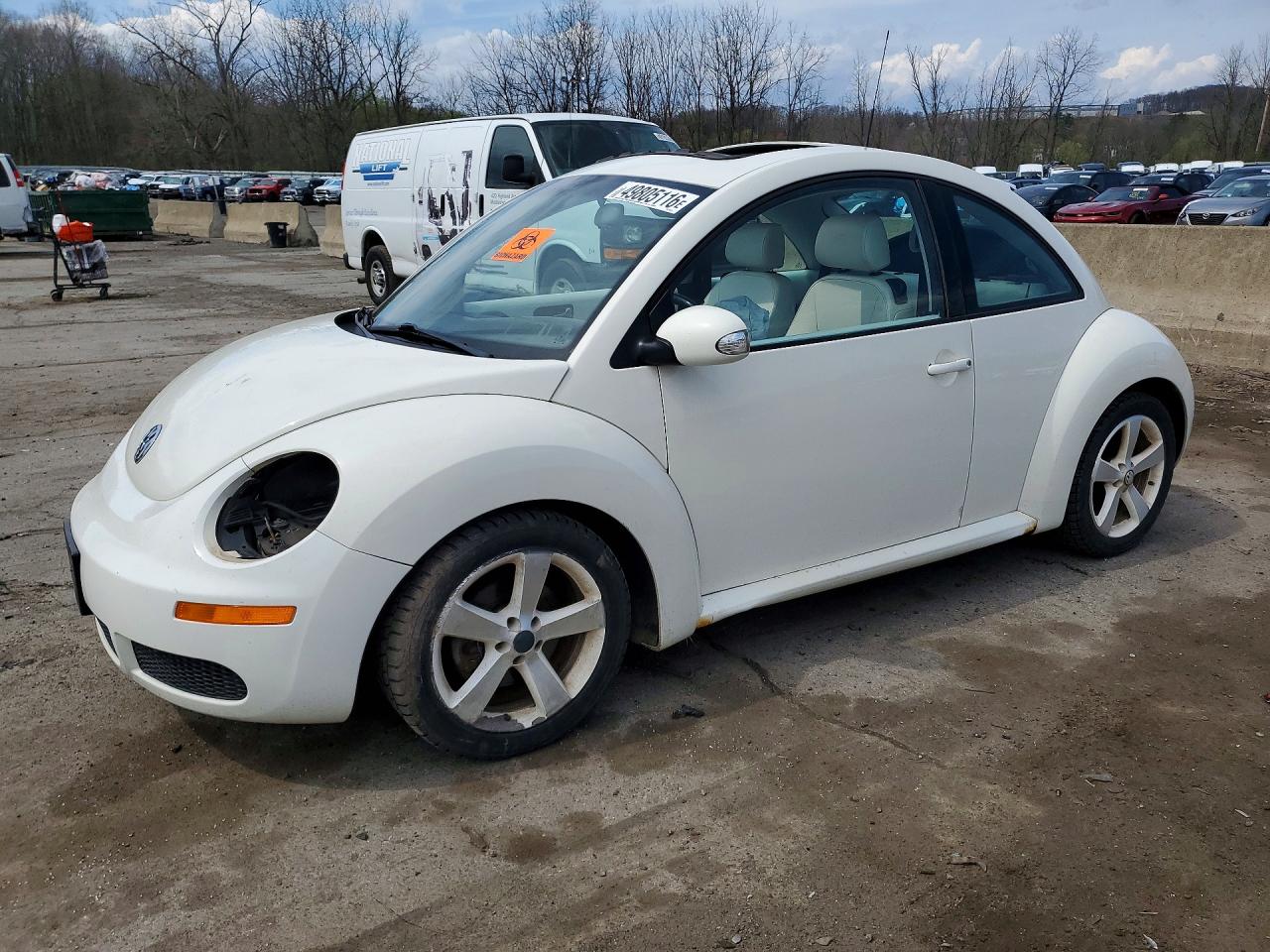 2008 Volkswagen New Beetle Triple White White vin: 3VWFG31CX8M510779
