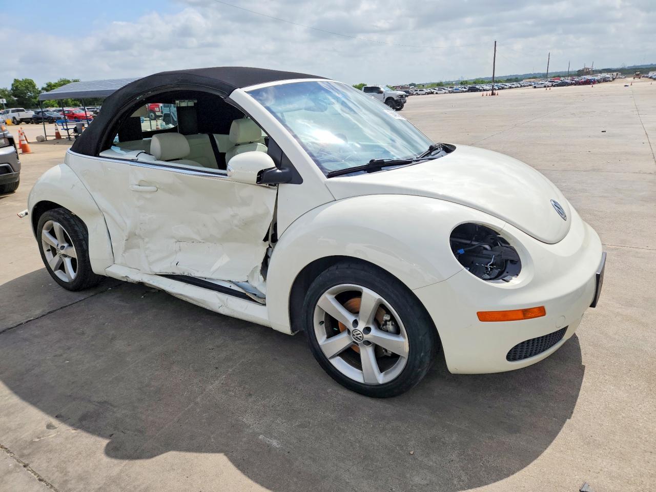 2007 Volkswagen New Beetle Triple White Белый vin: 3VWFG31Y97M423420