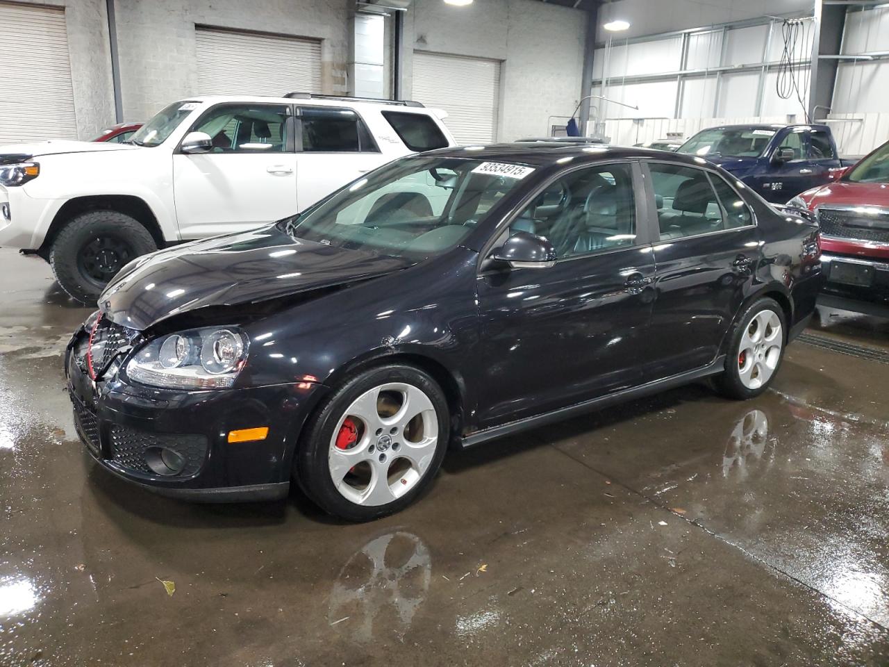 2008 Volkswagen Gli Autobahn Black vin: 3VWFJ71K28M021843