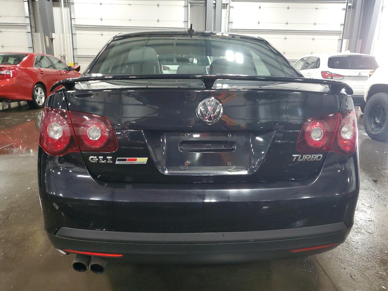 2008 Volkswagen Gli Autobahn Black vin: 3VWFJ71K28M021843