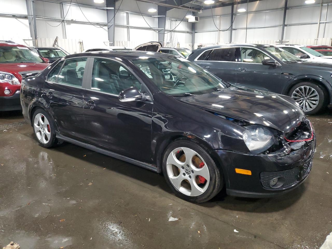 2008 Volkswagen Gli Autobahn Black vin: 3VWFJ71K28M021843