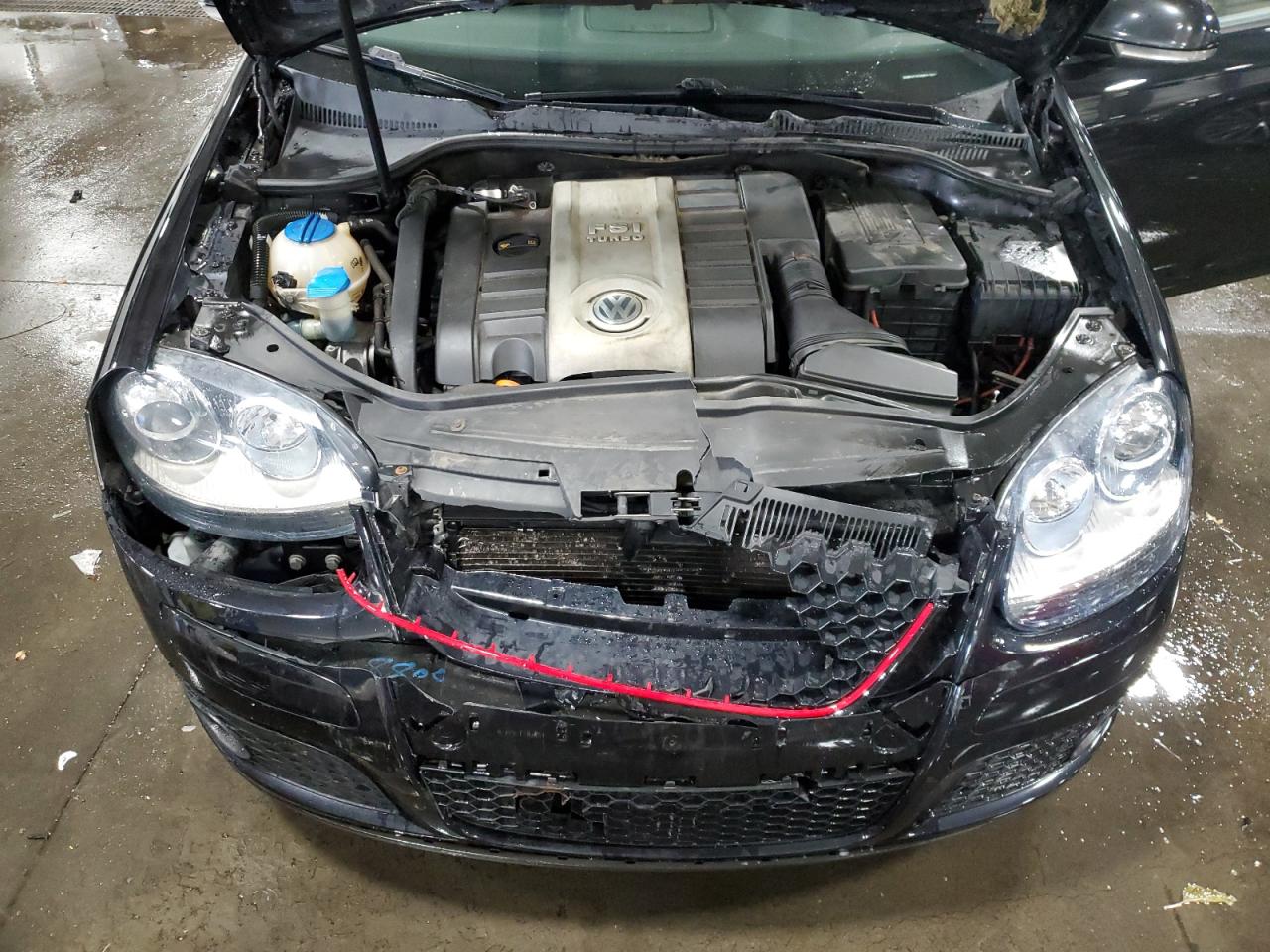 2008 Volkswagen Gli Autobahn Black vin: 3VWFJ71K28M021843