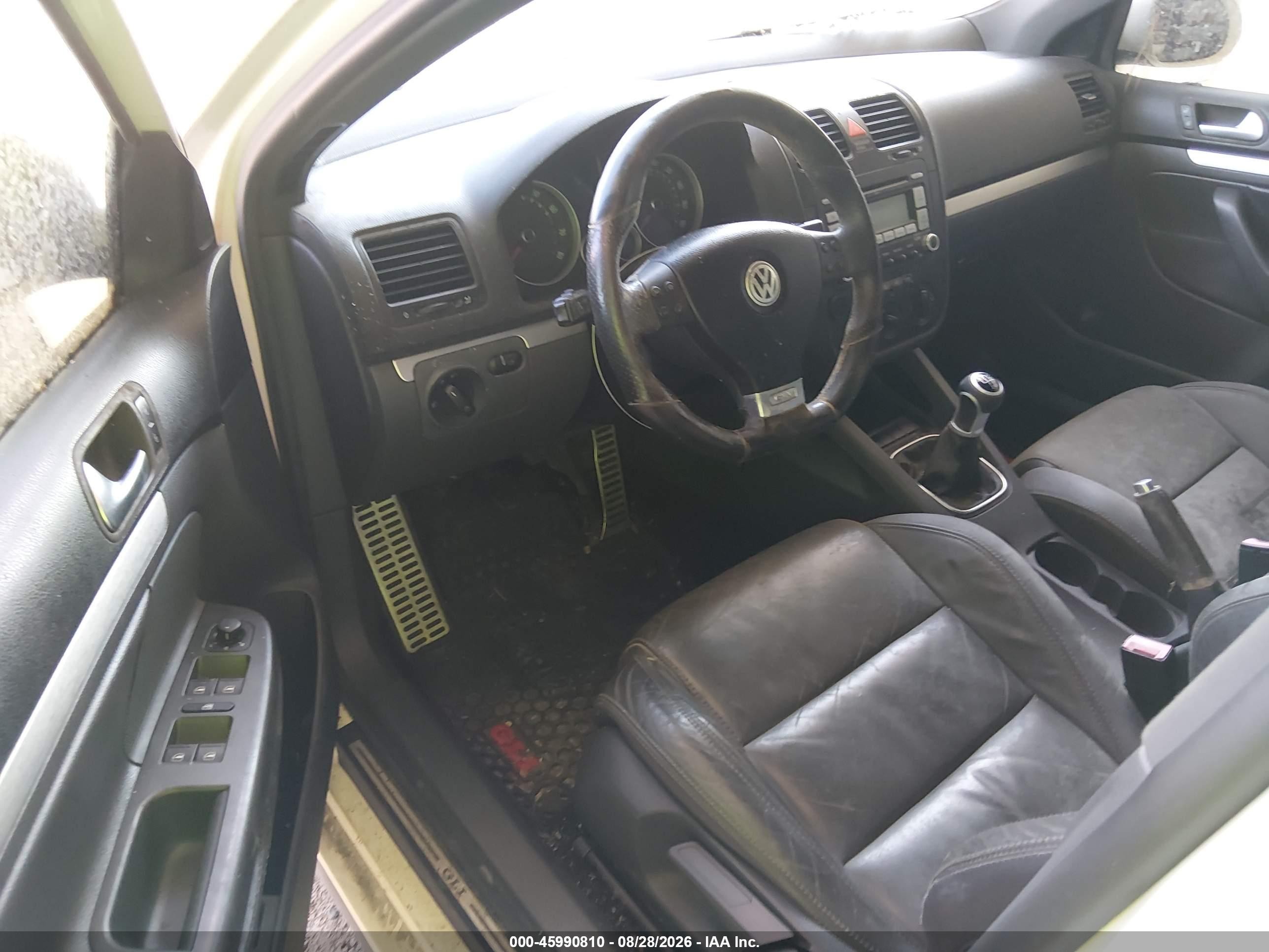 2008 Volkswagen Gli   White vin: 3VWFJ71K58M017737