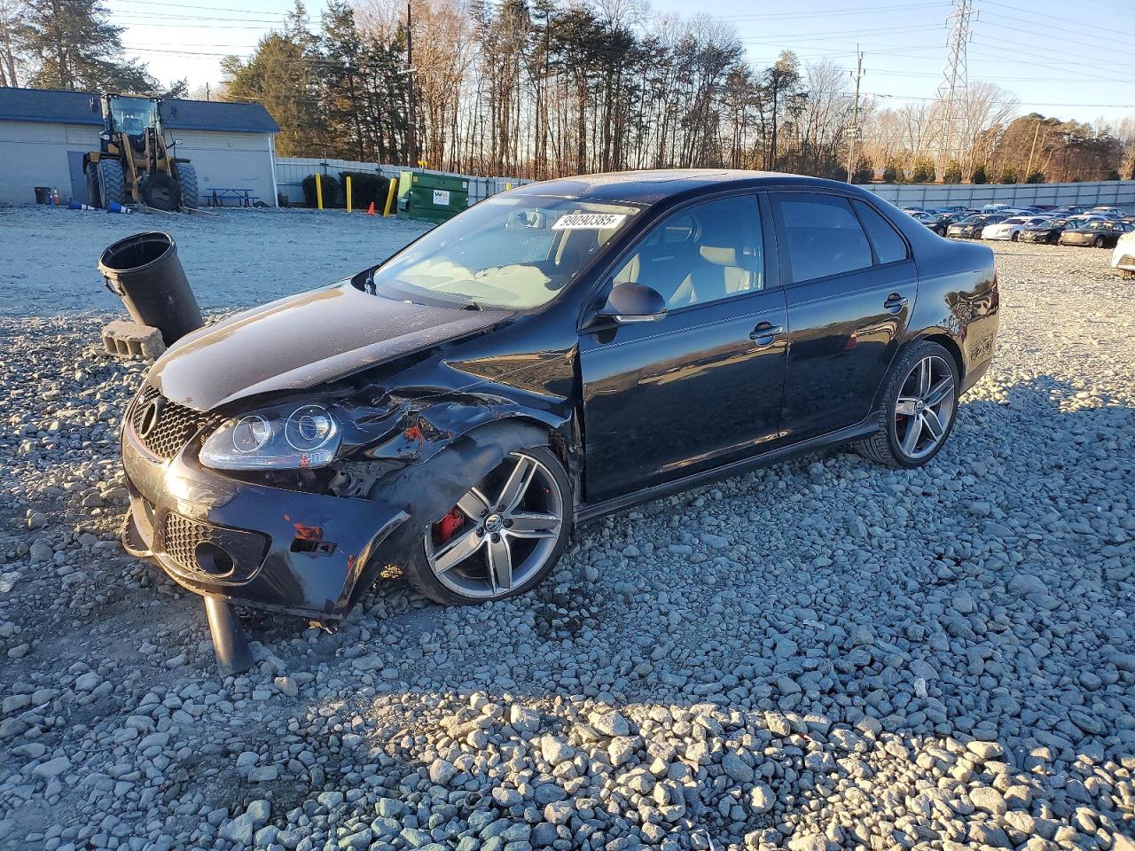 2008 Volkswagen Gli Autobahn Black vin: 3VWFJ71K58M070258