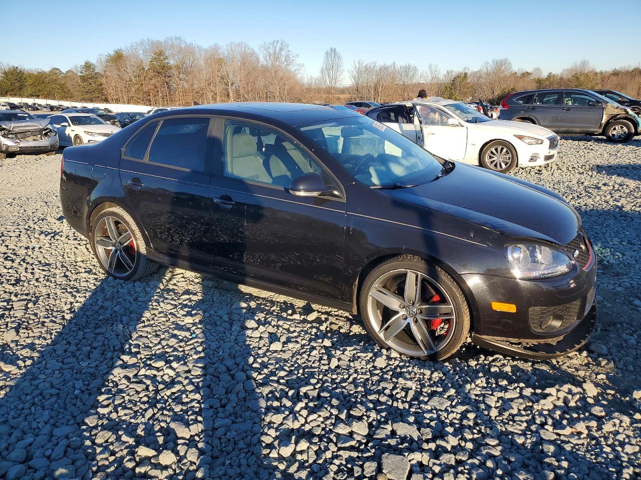 2008 Volkswagen Gli Autobahn Black vin: 3VWFJ71K58M070258
