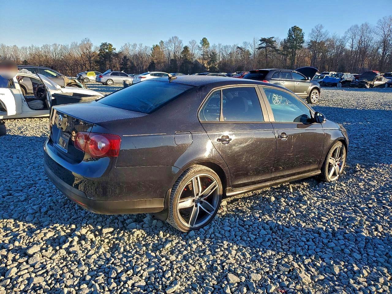 2008 Volkswagen Gli Autobahn Black vin: 3VWFJ71K58M070258