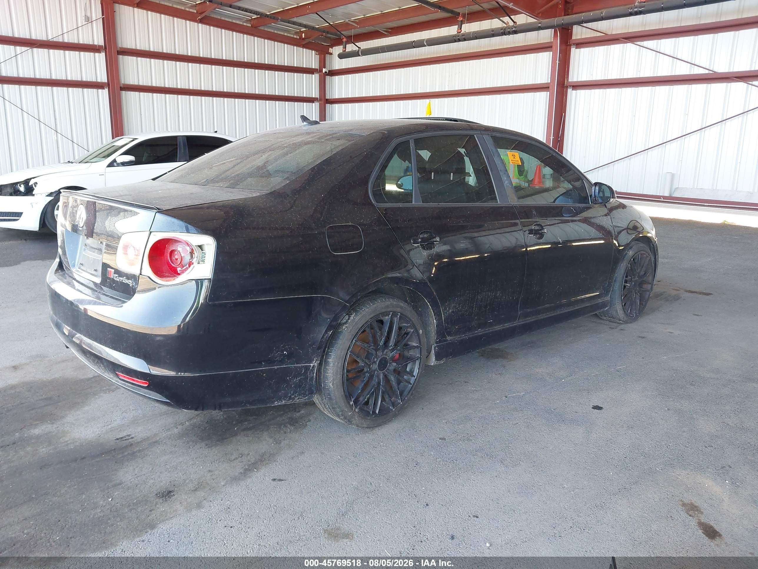 2008 Volkswagen Gli Black vin: 3VWFJ71K58M161790