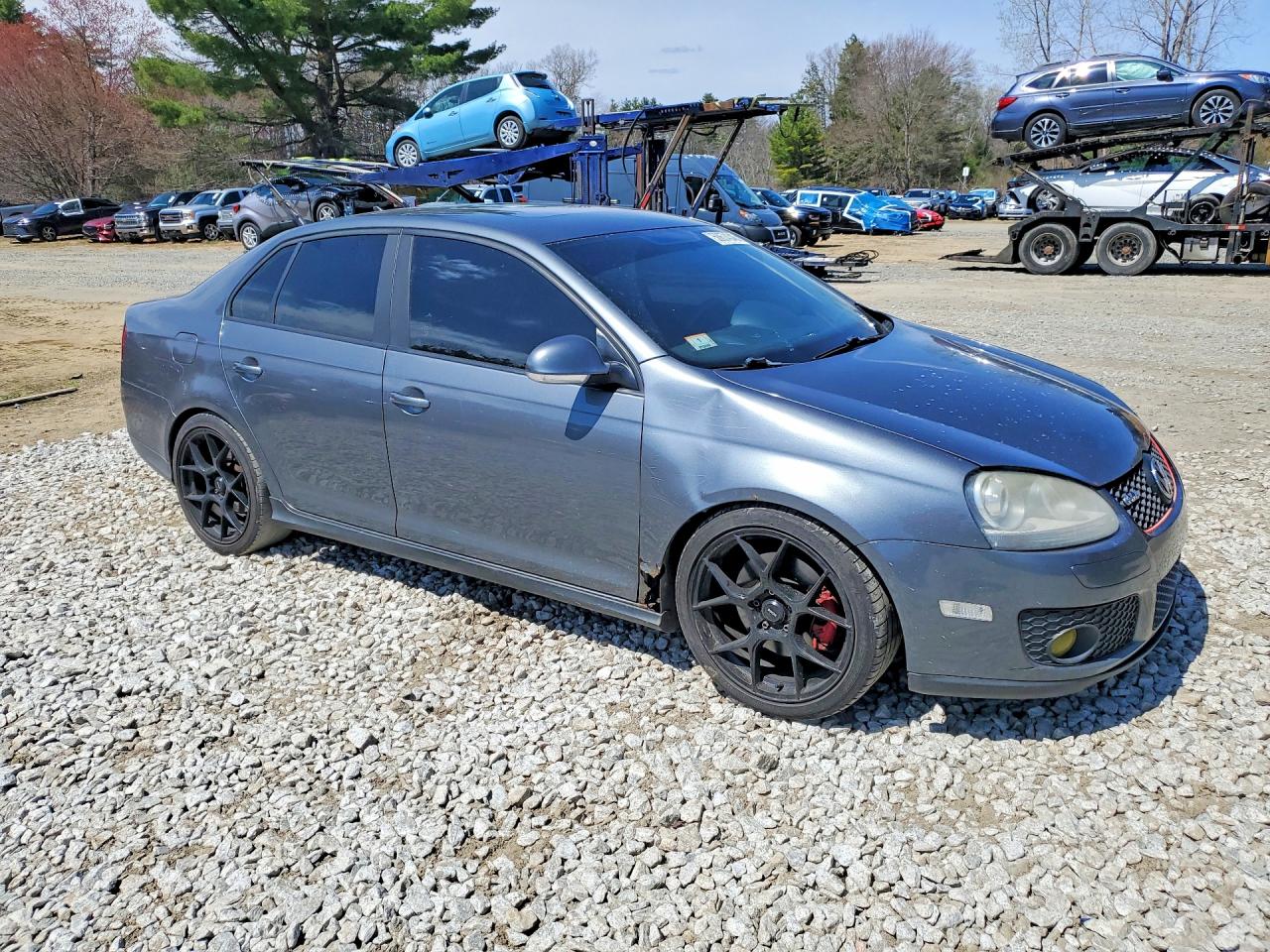 2008 Volkswagen Gli Autobahn Gray vin: 3VWFJ71K98M128369